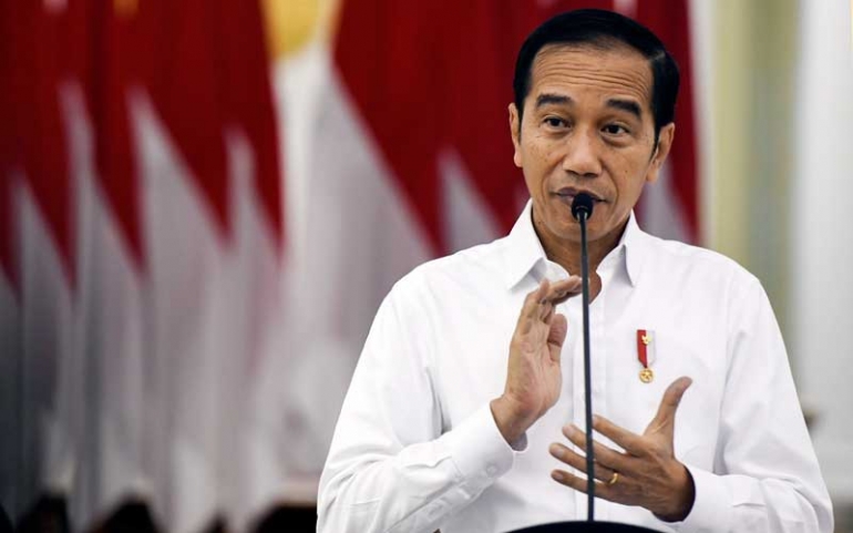 Ungkapan Jokowi terhadap peningkatan COVID-19