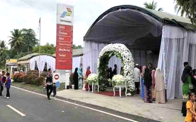 Pertamina Beri Sanksi ke SPBU yang Jadi Lahan Pesta Pernikahan