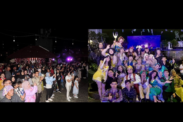 Kemeriahan The Wonderland Night Festival di Arion Suites Hotel Bandung Sambut Tahun Baru 2025