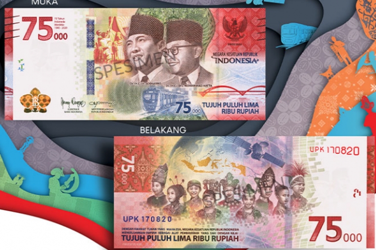 Bank Indonesia (BI) baru saja menerbitkan uang baru edisi khusus kemerdekaan ke-75