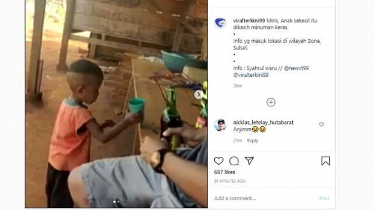 Polisi Tangkap 2 Pemuda yang Suruh Bocah Minum Miras Hingga Mabuk dan Sempoyongan